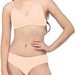 Idol Watches Women's Full Comfortable Cotton Blend Cami Bra Panty Set|MAHIRA Set-image-57