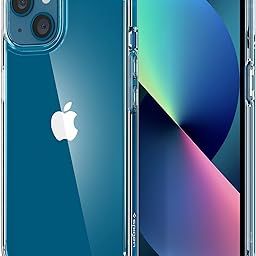 Spigen Ultra Hybrid Cover Compatible with iPhone 13 (Crystal Clear)-image-8