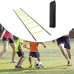 UJEAVETTE Football Agility Ladder Rugby Volleyball Home Gym Staircase Portable Folding L-image-8