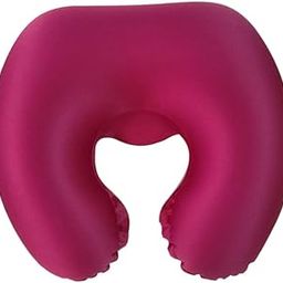 MORZ U Shaped Inflatable Pillow Travel Support Cushion Red-picture-19