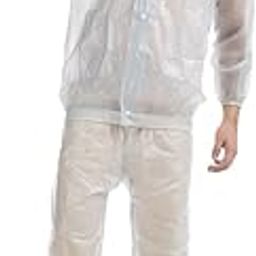 Rain Coat for Men Waterproof; Double Coated Strong PVC; Bikers Gear 100% Waterproof; not Stitched only Heat Pasted; no Leakage; Raincoat Jacket Set Made in India;-image-71