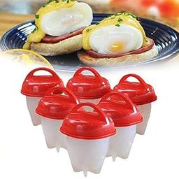 PREXOMESHOP™ Silicone Egg Cooker Without Shell Easy Eggs, Non Stick Silicone Boiled Steamer Eggies Maker Egg Cooker BPA Free Non-Stick Eggs Poacher-image-12