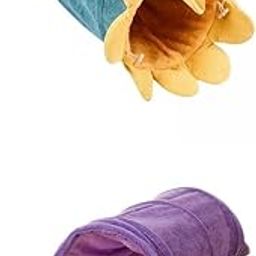LOOM TREE 2 Pcs Pet Cat Hamster Tunnel Toys Tube Tent Guinea Pig Hedgehog Mice Rats | Small Animal Supplies | Exercise & Toys-picture-20