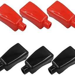 ATORSE® 6 Pieces Battery Terminal Cap Terminal Protector For Rv Red Black Color-picture-21