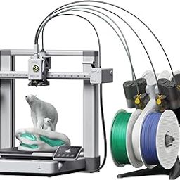Bambu Lab A1 Combo, A1 3D Printer and AMS lite, Support Multi-Color 3D Printing, High Speed & Precision, Full-Auto Calibration & Active Flow Rate Compensation, ≤48 dB Quiet FDM 3D Printers-54