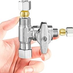 Tee Stop Valve Add-A-Tee Valve (3/8x3/8x1/4)-picture-24