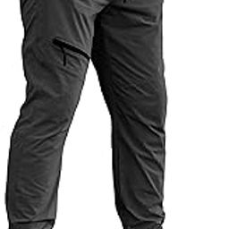 Men’s Lightweight Track Pants - Polyester Joggers with 3 Zipper Pockets & Elastic Cuffs - Regular Fit Track Pants for Gym, Running,Sports & Casual Wear-picture-51