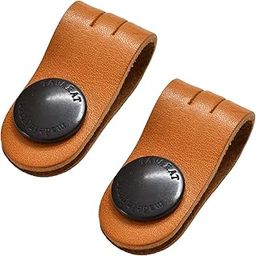 Tavarat Cord Clip, Cable Clip, Set of 2, Band, Genuine Leather, Made in Japan, Himeji Leather Clip, Camel-image-58
