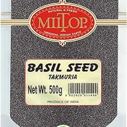 Miltop Basil Seeds 500g - Tukmaria Seeds with high fibre and Omega 3 | Sabja Seeds | Seeds for Eating-image-64