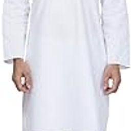 Men's White Pure Cotton Kurta Pyjama Set-image-21
