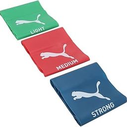 Puma Unisex-Adult Elastic Bands (set of 3), Royal Blue-Red-Spectra Green (5419401)-image-3