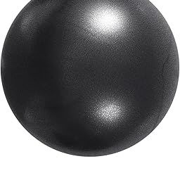 CALANDIS Small Pilates Ball Heavy Duty Workout Ball for Home Gym Balance Black | Fitness Running & Yoga | Fitness Equipment & Gear | Exercise Balls-image-3