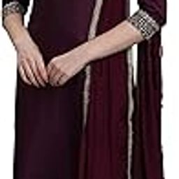 Straight Rayon Printed Kurta Pant and Chiffon Dupatta Set for Women-32
