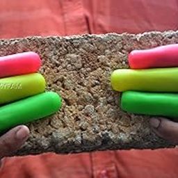 Rubber finger gloves for Mason - Extra Thick and Long lasting for cement block handling - 12 Nos from Mejor-image-92
