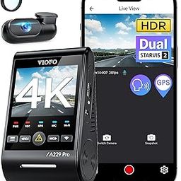 VIOFO A229 Pro 4K HDR Dash Cam, Dual STARVIS 2 IMX678 IMX675, 4K+2K Front and Rear Car Camera, 2 Channel with HDR, Voice Control, 5GHz WiFi GPS, Night Vision 2.0, 24H Parking Mode (A229 PRO 2CH)-13