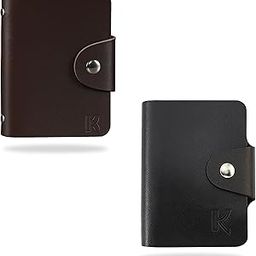 Card Holder for Men & Women – Compact, Lightweight & Durable Credit/Debit/ATM Card Wallet Travel-Friendly Card Organizer with 20 Card Slots-(Pack of-2)(MFP808-D)-image-88