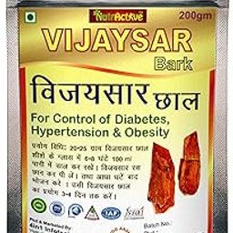 NutrActive Vijaysar Chaal | Vijayasar Bark, 200gm | Vijaysar ki Lakdi | Indian Kino | Pterocarpus Marsupium | विजयसार-image-11