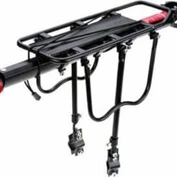 shaqraa Alloy Adjustable Bicycle Rear Rack 110 Lbs Capacity Aluminium Bicycle Carrier-image-16