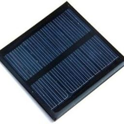 ERH India 1 Pc 70x70 MM Mini Solar Cell 6V-100mAh Square Shape Solar Panel for School Students, Kids, Solar Experiment and Science Project DIY Kit-6