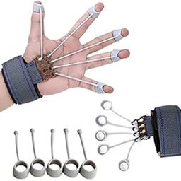 Vihan Marketing Finger Gripper Strength Trainer Forearm Exerciser Hand Yoga Resistance Band Finger Expander Finger Extension Exerciser Climbing Finger Strengthener Guitar Finger Stretcher Best (1)-picture-30
