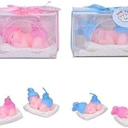 Babies Bloom Baby Shower Candle Favors | Set of Blue and Pink| Baby Shower Candles | Baby Candles | Baby Gifts-image-74