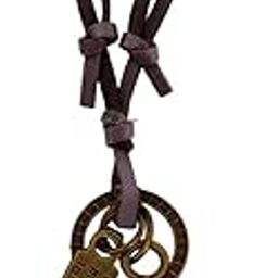 Chrismas Jesus Christ Cross Anchor Adjustable Debossed Adjustable Leather Cord Leather Pendant Necklace Chain for Unisex-image-78