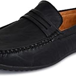 Server 5088 Men's Loafer Shoes Casual Shoes for Men Stylish Latest Synthetic Leather Loafers for Men Color Tan Brown Black Shoes for Men Casual Size 6 UK-image-29