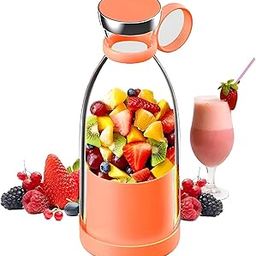 Preetdwar Fashion Portable Juicer Blenders For Smoothies And Juices USB Rechargeable Mini Juicer Bottle Blender Shake Maker Electric Battery Mixer Grinder Machine, Travel Juice Maker for Fruits, 320Ml-image-21