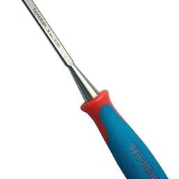 TAPARIA WCB08 Steel (08mm) Bevelled Edge Chisel (Blue and Silver) Bevel Chisel Set-14