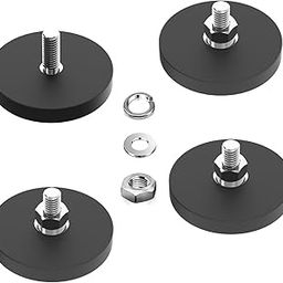AplysiaTech Fixing Magnets, 35Lb, Rubberized Neodymium Magnets with M6 Threaded Bolt, Non-Slip Strong Anti-Scratch Magnet for LED Lighting Strip, Neodymium Magnet Base for Camera Mirror, 4-image-23