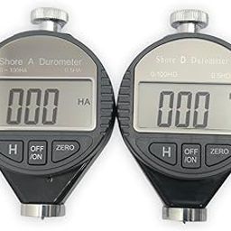Digital Shore Durometer Set, Type A and D Hardness Tester with LCD Display, 0-100 Scale (SHT-A (Shore A))-16