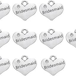 10 Pieces Heart Necklace Bracelets Pendant DIY Jewelry Making Charms Beads-image-46