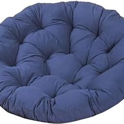 UJEAVETTE Hammock Chair Cushion Comfortable Swing Chair Pad for Kitchen Balcony Dark Blue-image-89