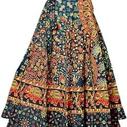 Rajasthani & Jaipuri Long Maxi Stylish Comfortable Wraparound Skirt-image-50
