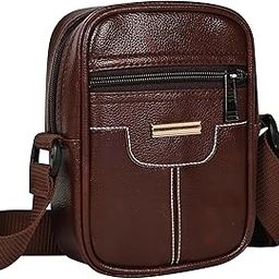 Milan SMALL Leather Sling Bag for Men Women | Classic Chest Slinger | Mobile Pocket Sling Bags for passport documents essential items| corporate gifts items.-image-55