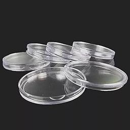 IHC ~ 10 Pcs Plastic Capsules Coin Box Display Cases 27mm Clear Round Boxed Lightweight Coin Holder-image-22