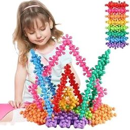 Pltixx Toy Star Link 100 Pcs Interlocking Blocks Educational Construction Blocks for Kids Colorful Star Building Blocks Toys for Boys Girls Multicolor for Age 2+ Years.-image-8
