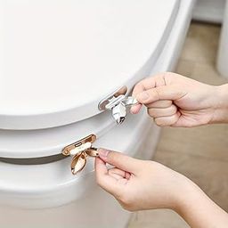 BWOGUE Toilet Lid Puller, No-Contact Hand-Free Cleaning Lifter, Durable Plastic Handle for Toilet Accessories, Toilet Seat Lifters, Self-Adhesive Leaf-Shaped Handles, Glossy Finish Handle (Multicolor)-image-10