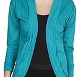 Amazon Brand - Nora Nico Women's Cotton Shrug with 3/4th Sleeves-picture-18