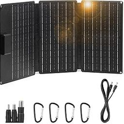 Raddy SP30 30W Solar Panel, Foldable Portable Solar Charger, QC3.0 USB Port/Type-C/DC 18V Fast Charging Battery Charger for Outdoor Camping Hiking-5