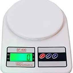 OANDA Electronic Kitchen Digital Weighing Scale Portable Weighting Machine For Home Food Weight Machine Lcd Display Measuring Cooking Vegetable Fruit Food (10Kg-With Back Light) Sf-400 Pack Of 1,Grey-image-64