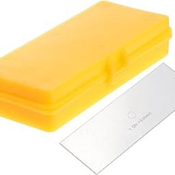 GLEAVI 3pcs Microscope Calibration Slide with Storage Box Precision Ruler for Accurate Measurement Multifunction Plate for Microscope Stage Ruler Construction-image-58