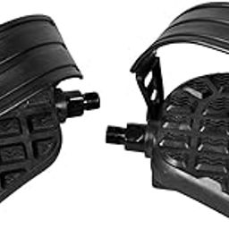 LOOM TREE® Multifunction Exercise Bike Pedals Schwarz Lightweight for Exercise Home Gym| Cycling | Bicycle Components & Parts | Pedals-image-67