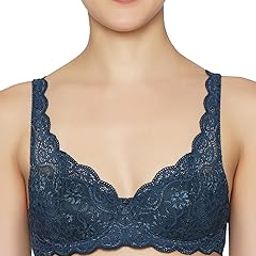 Women's Lace Wired Casual Padded Bra-image-2