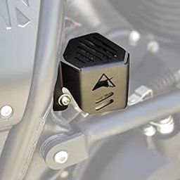 Auto Engina Himalayan Brake Oil Reservoir Cover compatible for Royal Enfield Himalayan (Black)-image-80