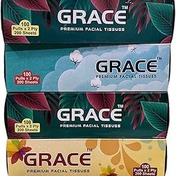 Pristine Ply 2-Ply Facial Tissue Box | Soft & Durable Car Tissues - Pack of 4 (100 Pulls Per Box, 400 Sheets) for Home, Office & Travel Use-24
