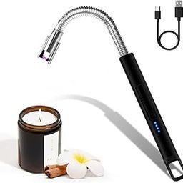 SANTRAA USB Plasma Rechargeable Electric GasLighter for Kitchen, Pooja Room, Candles, BBQ, Multi Purpose - 360 Degree Flexible & Windproof (Pack of 1) Single Unit | USB Plasma Type | NOT Gas-image-73