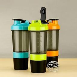 Gym Partner Pro Shaker Bottle (500ML, BPA Free, Leak-Proof) | Protein Mixer with Stainless Steel Blender Ball | Premium Gym Water Bottle for Men & Women-image-96