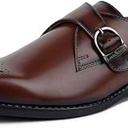 Formal Shoe for Men | Single Monk Strap | Handmade Patina Finish | Comfortable for Business Casual, Every Day, Parties (LSSXSM)-image-10