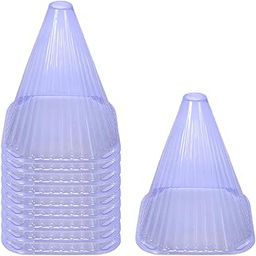 bnf® 10 Pieces Garden Cloches for Plants Gardening Tools Reusable Plant Protectors 23cmx19cm Purple Transparent | Greenhouses & Cold Frames | Garden Structures & Shade | Yard, Garden & Outdoor Living-77